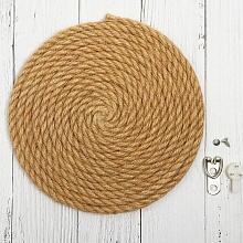 Основа для творчества и декорирования «Круг из верёвки» D= 15 см, крепле�...