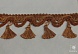 Бахрома с кист 6,5см А-51   12056 (30, коричневый)