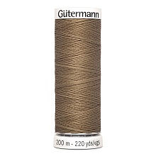 Нить Sew-All 100/200 м для всех материалов, 100% полиэстер Gutermann (850, песочный)