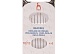 Иглы ручные для бисера с серебряным ушком Beading №10-12, 6шт, PONY