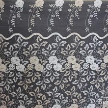 Ткань портьерная сетка 12011 280см  (1, кремовый)