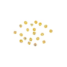 Бусинки стразы декор. 4мм ромб голограмма (уп=5шт)   28206 (7, желтый )
