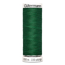 Нить Sew-All 100/200 м для всех материалов, 100% полиэстер Gutermann (237, зеленый)