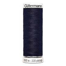 Нить Sew-All 100/200 м для всех материалов, 100% полиэстер Gutermann (32, черничный)