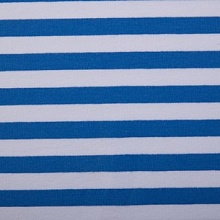Футер 2-х нит. полоска компкт пенье 38088 (1, бело-синий)