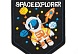 Термоаппликация 'Космонавт SPACE EXPLORER', 7,3*3,8см, Hobby&Pro