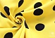 Вискоза горох Чудо 20899 (17, желтый, сред.горох черный)