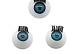 Глаза с ресничками круглые 14мм (уп=10шт) (1, голубой)