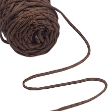 Шнур полиэф. для вязания и макраме  3 мм (шоколад)