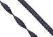 Резинка бельевая с двойным краем 12мм  (11, синий матовый )