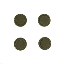 Кнопка пришивная магнитная из 2-х частей 22мм №1340 (уп=2шт)     (3, олива)