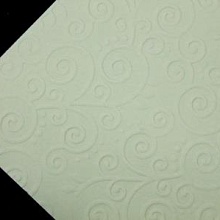 Бумага с рельефным рисунком "Завитки" 3л  (7, св.зеленый)