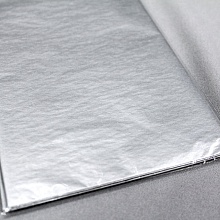 Бумага тонкая папиросная металлик 20г/м2 50*70см 5л (66, серебро)
