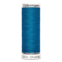 Нить Sew-All 100/200 м для всех материалов, 100% полиэстер Gutermann (25, т.бирюзовый)
