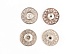 Кнопка пришивная из 2-х частей 21мм 1589 (уп=2шт)   (207, никель)