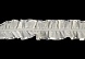 Лента рюш №3416   (1, белый с серебром)