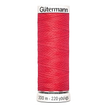 Нить Sew-All 100/200 м для всех материалов, 100% полиэстер Gutermann (16, алый)