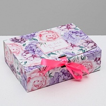 Коробка подарочная «От всей души», 16,5 х12,5 х5 см