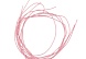 Канитель гладкая матовая Розовый 1 мм 5 грамм +/- 0,1 гр.