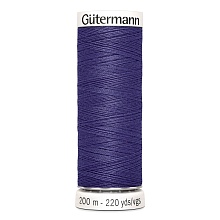 Нить Sew-All 100/200 м для всех материалов, 100% полиэстер Gutermann (86, синий)