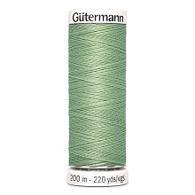 Нить Sew-All 100/200 м для всех материалов, 100% полиэстер Gutermann (914, св.зеленый)