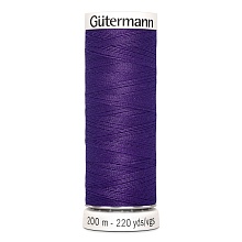 Нить Sew-All 100/200 м для всех материалов, 100% полиэстер Gutermann (373, т.сирень)