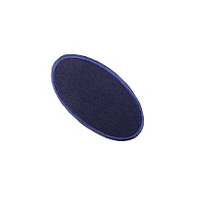 Термоаппликация Овал (4, синий)