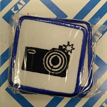 Аппликация Знак Фотовидеофиксация 47× 47 мм