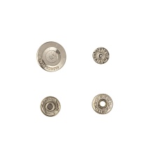 Кнопка из 4 частей декоративная (2шт) (1С, никель)