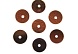 Пайетки плоские 6мм (уп=10гр)   6063 (14, коричневый)