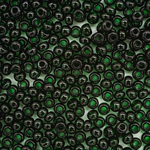 Бисер Preciosa 10/0 ~5гр  (50150, т.зеленый прозрачный)