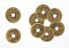 Монетки металл 45 мм  (уп. 10 шт)  (бронза)