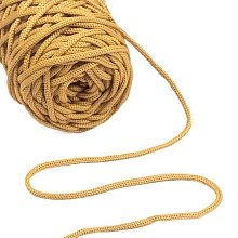 Шнур полиэф. для вязания и макраме  3 мм (золотой)