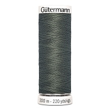 Нить Sew-All 100/200 м для всех материалов, 100% полиэстер Gutermann (274, серо-коричне...
