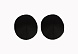 Чашечки круглые (1 пара)  (XXL, черный)