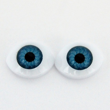 Глазки для кукол № 12 (уп=10шт) (1, голубой)