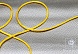 Шнур атласный (для воздушных петель), 2 мм (6, желтый)