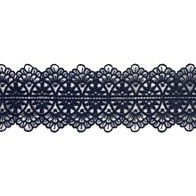 Кружево гипюр №8437 6,5см  (154, т.синий)