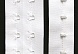 Крючки на ленте 2 ряда ширина 40мм (белый)