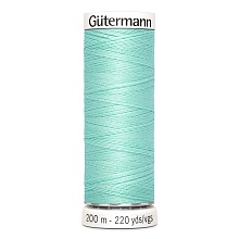 Нить Sew-All 100/200 м для всех материалов, 100% полиэстер Gutermann (234, мята)
