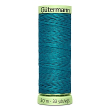 Нить Top Stitch 30/30 м для декоративной отстрочки, 100% полиэстер Gutermann (189, изум...