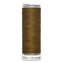 Нить Sew-All 100/200 м для всех материалов, 100% полиэстер Gutermann (288, темная охра)