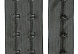 Крючки на ленте 2 ряда ширина 40мм (черный)