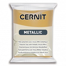 Пластика полимерная запекаемая 'Cernit METALLIC' 56 гр. (053, темное золото)