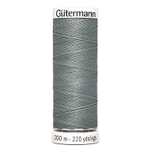 Нить Sew-All 100/200 м для всех материалов, 100% полиэстер Gutermann (700, серо-сиренев...