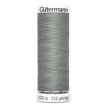 Нить Sew-All 100/200 м для всех материалов, 100% полиэстер Gutermann (634, серый)