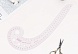 Лекало портновское метрическое «Улитка», 30×10,5 см, толщина 0,5 мм, цвет прозрачный