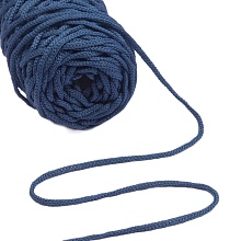 Шнур полиэф. для вязания и макраме  3 мм (глубокий синий)