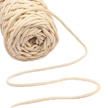 Шнур полиэф. для вязания и макраме  3 мм (теплый песок)