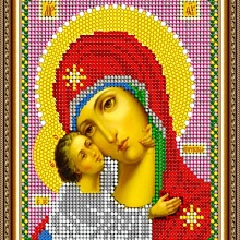 Рисунок на ткани для вышивания бисером «Прсв.Богородица Игоревская 345�...